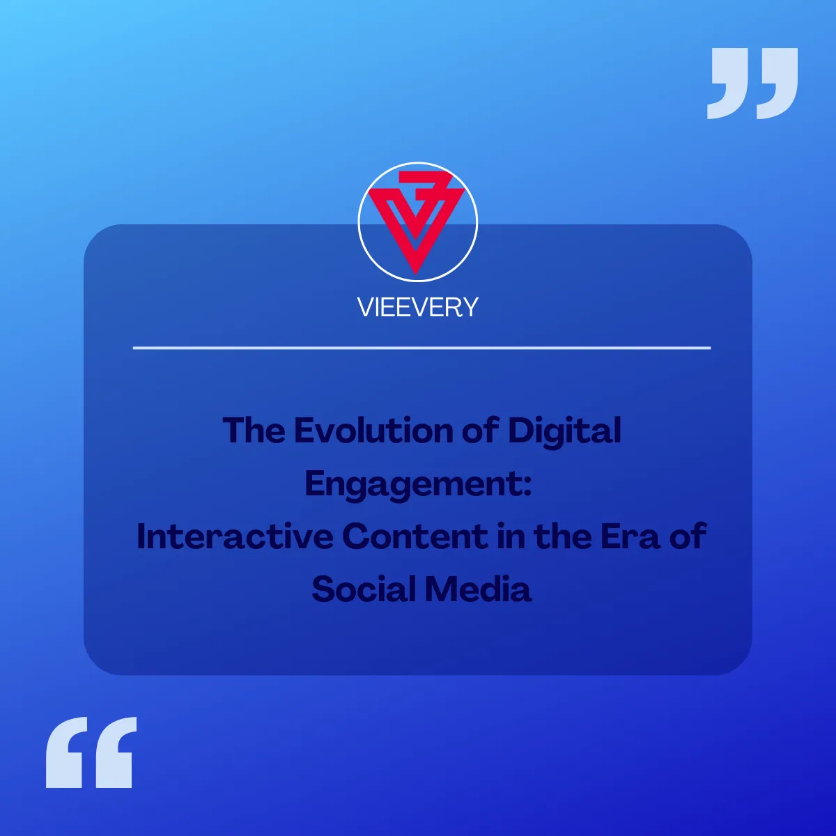 The Evolution of Digital Engagement: Interactive Content in the Era of Social Media